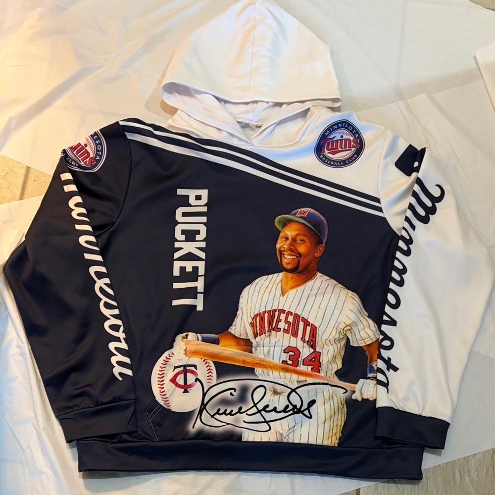 Kirby Puckett Minnesota Twins Hoodie - #34
